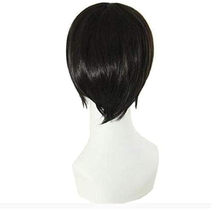 DILLARDS Lover Korean Fashion Cool Style Men Fluffy Short Black Straight Wig Boy - Image 2
